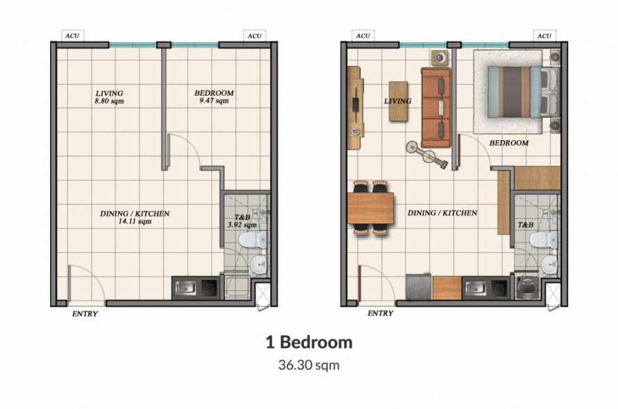 1 Bedroom Prime